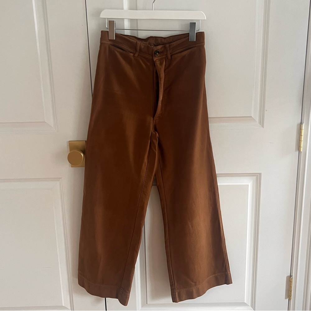 Caron Callahan Brown Chinos Straight Leg